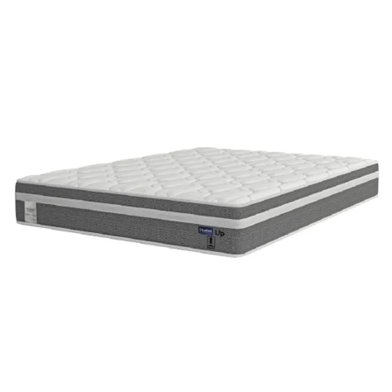 Colchão Casal Molas Ensacadas Euro In Up 138x188x26cm Cinza / Branco Probel - Suporta até 110kg por Pessoa