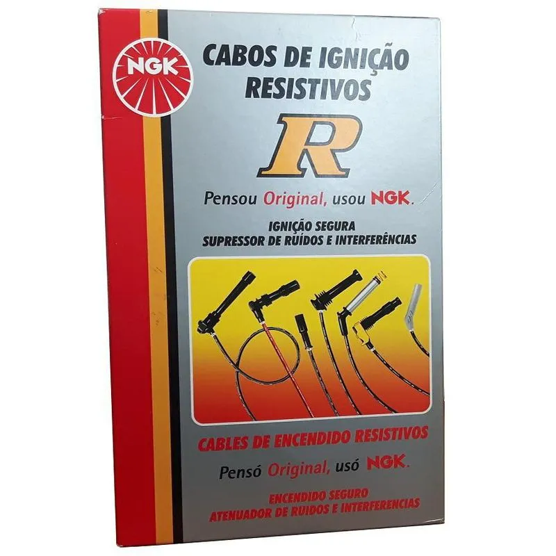 Jogo De Cabos De Vela Ngk Punto 1.8 16v 11 Em Diante