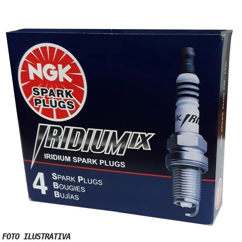 Velas De Ignição Ngk Iridium Uno 1.3 8v Flex 07 Em Diante