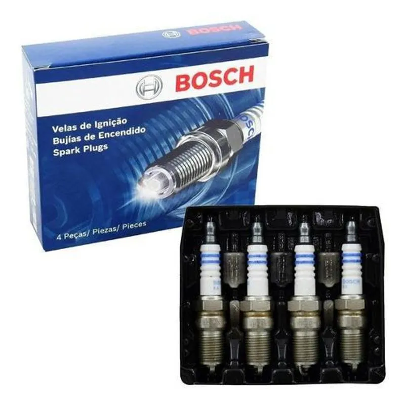 Jogo De Velas Bosch Fiat Palio Weekend 1.8 16v 2010 A 2014