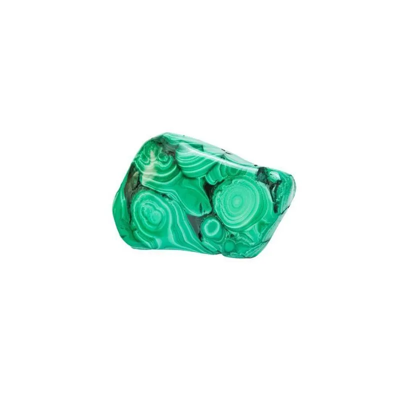 Pedra Malaquita Polida (coleção) 265 Gramas