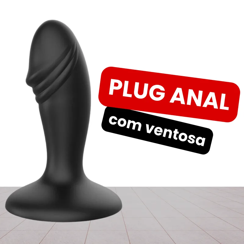 Plug Anal Pênis Dildo Com Ventosa Silicone Arno S-hande
