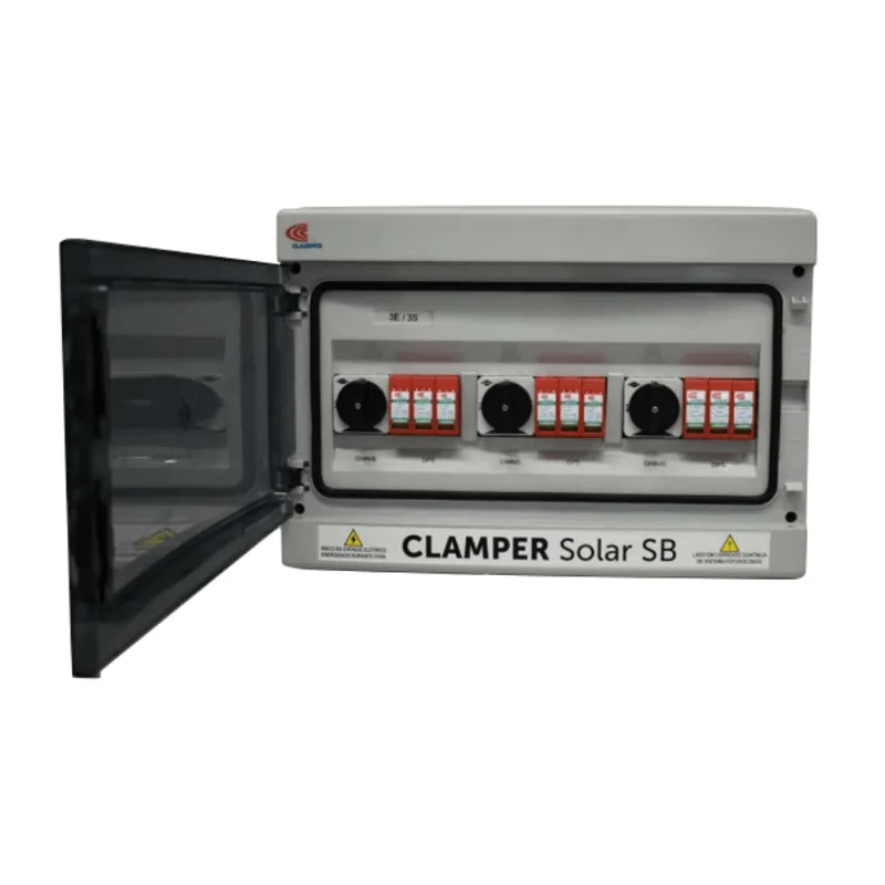 CLAMPER Solar SB 1040V 16A 3E/3S P18 String Box com DPS Classe II 1040V