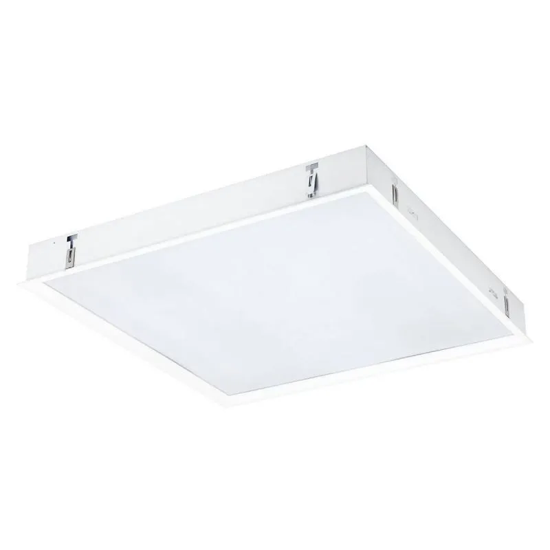 Plafon de Embutir Quadrado Tec Ret Bella Iluminação Branco
