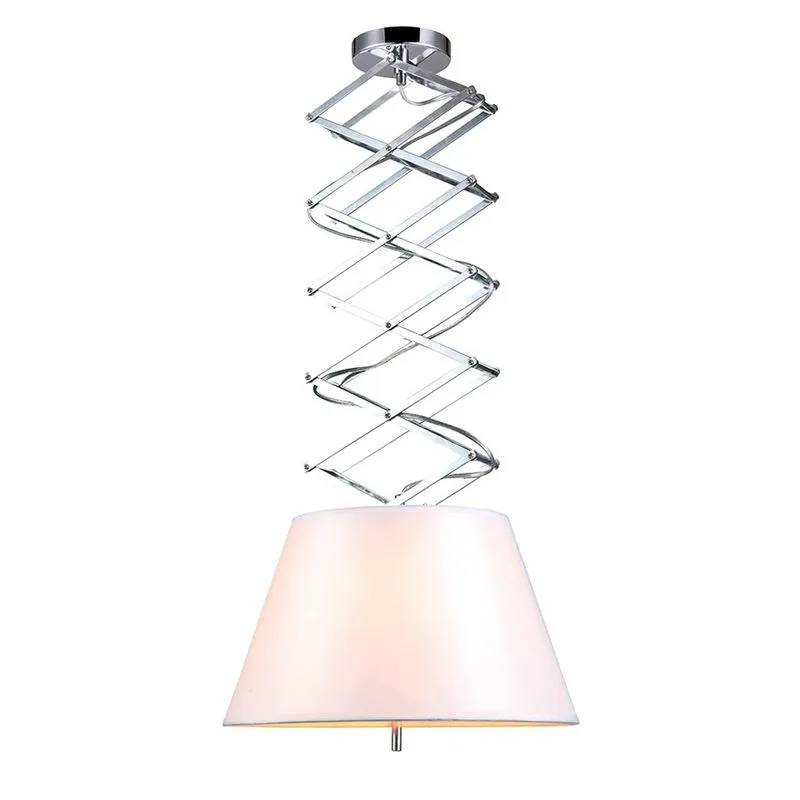 Pendente de Metal Trato 24cmx40cm Bella Iluminação Branco
