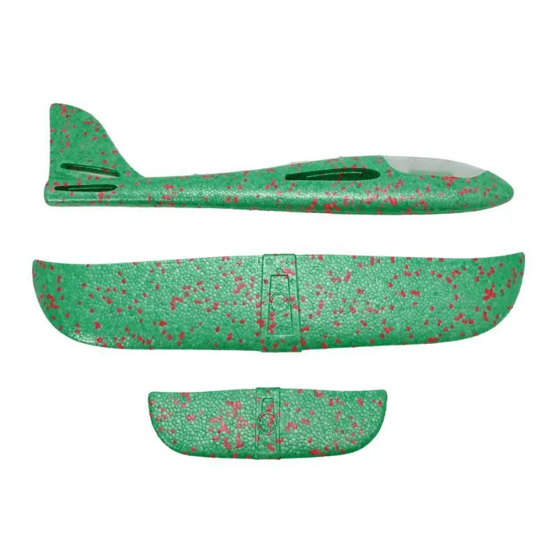 Avião Planador Epp Leve Com Led 3 Velocidades De Pisca