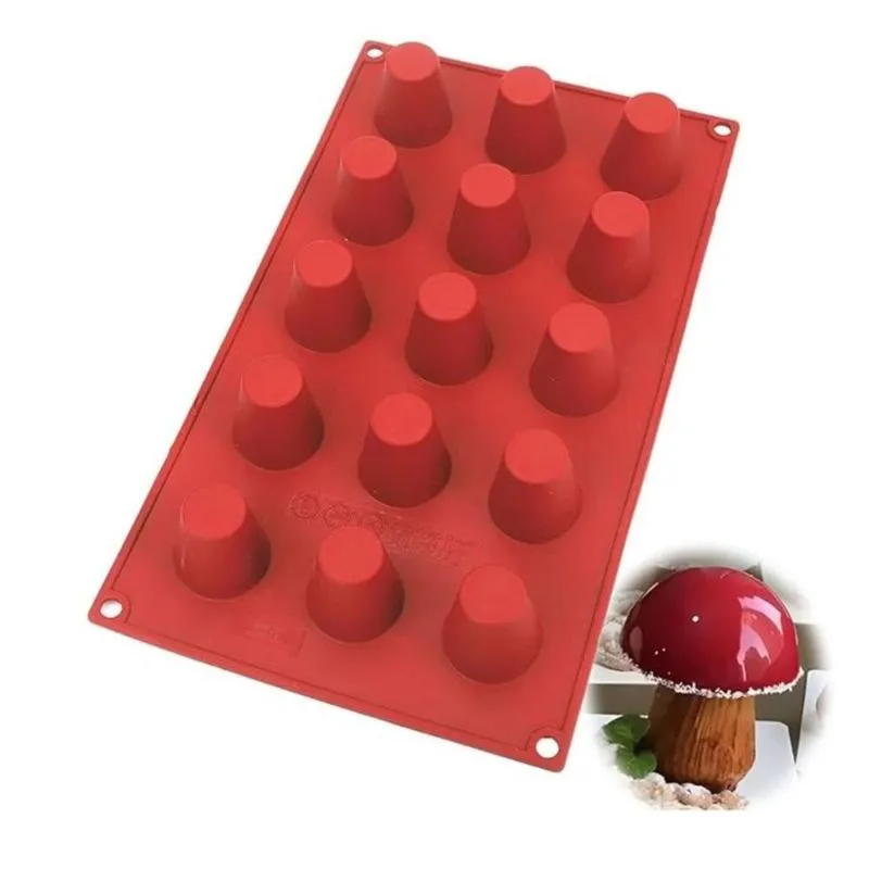 Forma Cone Bombom 15 Moldes Em Silicone Sobremesa Happyflex