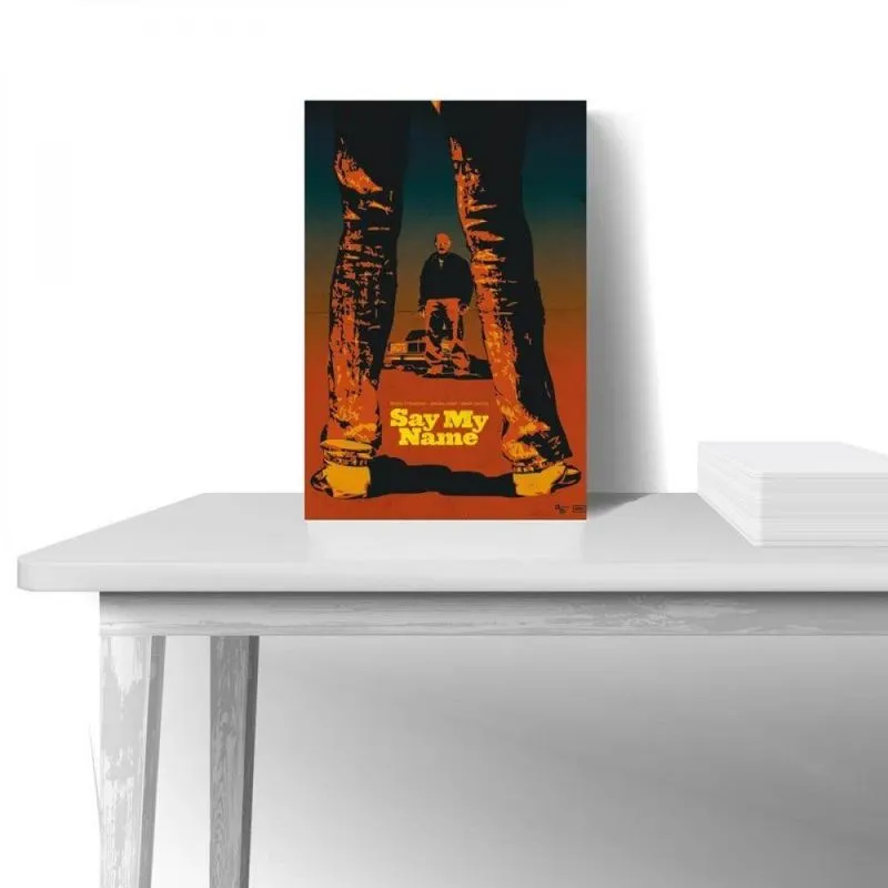 Quadro Decorativo Série Breaking Bad Canvas Branca