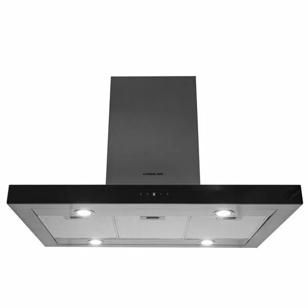 Coifa de Ilha Crissair Vidro Black 90cm 220V - NI 39 Black