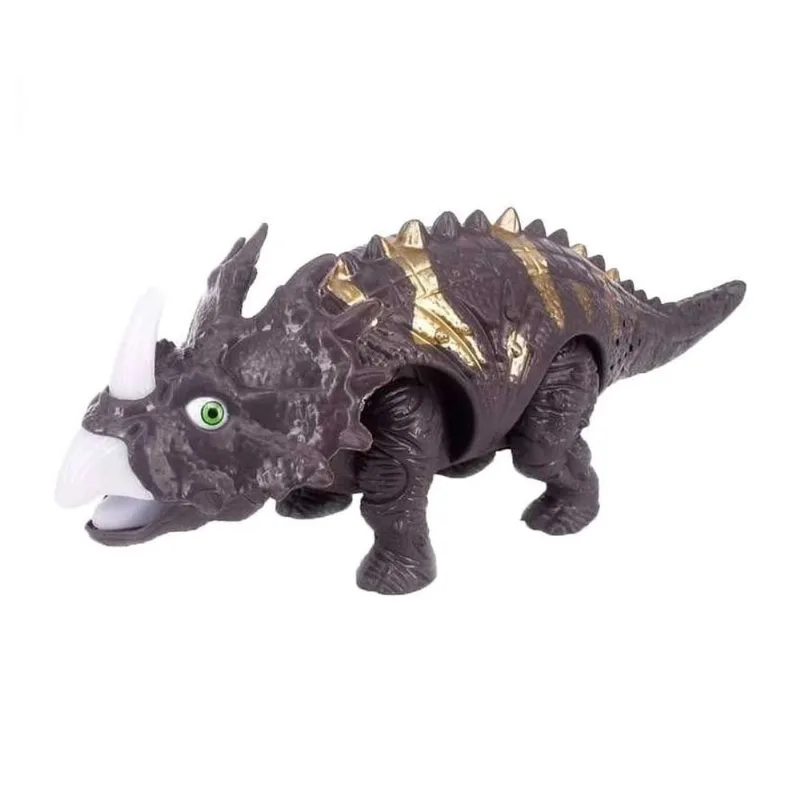 Dinossauro Triceratops Com Som E Luz A Pilha WB4195-Wellkids