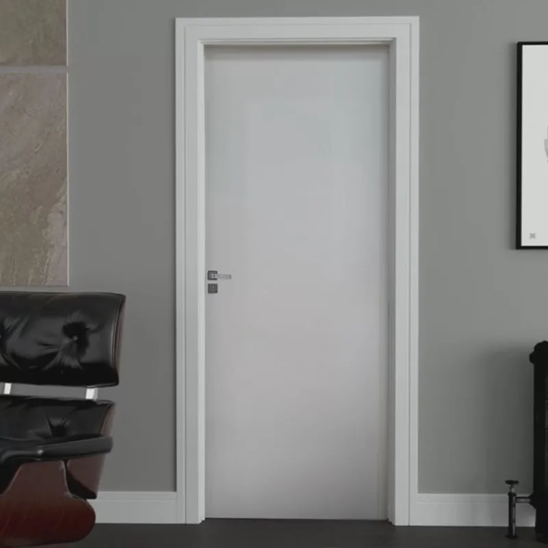 Kit Porta de Madeira 210x72cm Batente 11cm Lisa Primer Uniportas