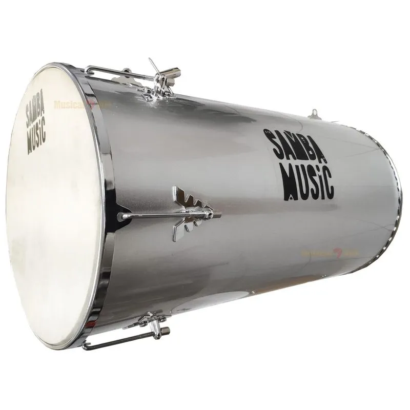 Tantam Samba Music Madeira 70x14 Pvc Prata Sparkle