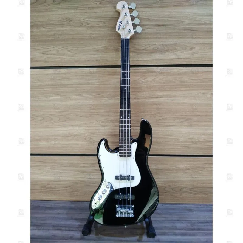 Baixo Canhoto Jazz Bass 4 Cordas Preto Jb Bk Lh - Phx
