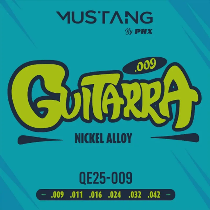 Encordoamento Mustang Guitarra 009 Phx Nickel Alloy Qe25-009