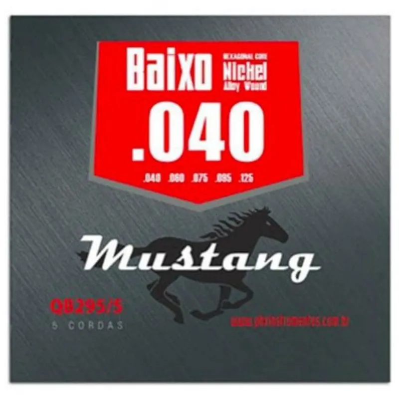 Encordoamento Mustang Baixo Nickel 5cordas 040