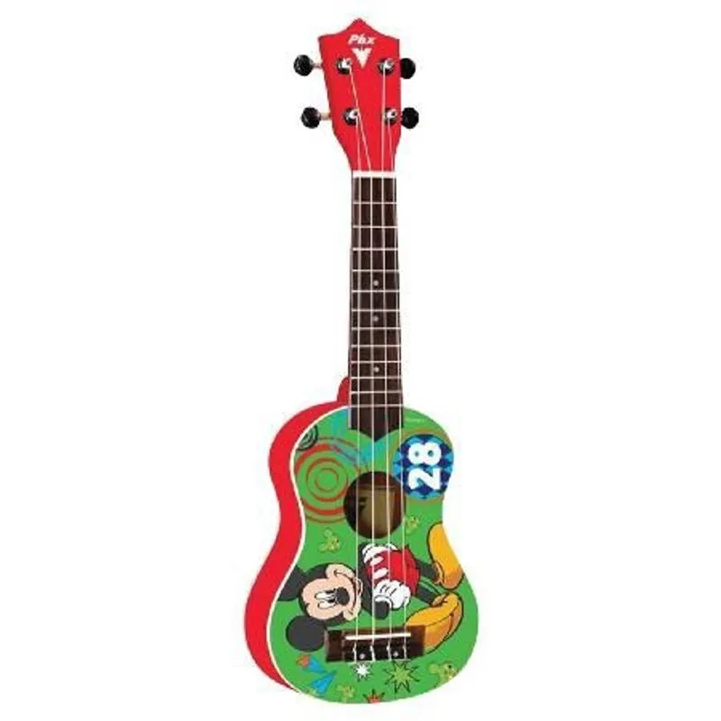 Ukulele Soprano 21 Mickey Ukp-mk2 Vermelho