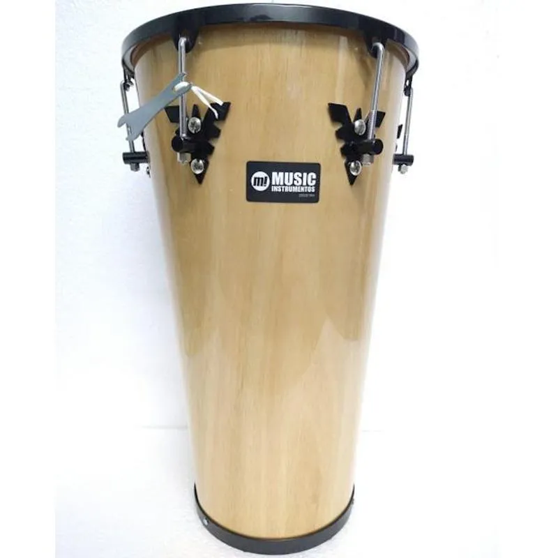 Timba Music Phx 50 Cm X 11 Pol Madeira Pele Dupla Napa Nylon