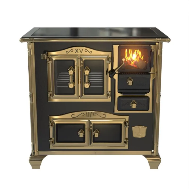 Fogao A Lenha N 1 Princess Premium Preto Gold Se