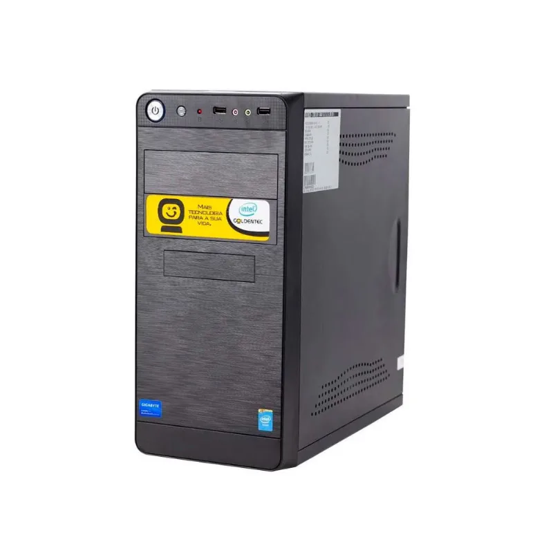 Computador Goldentec F-GCL com Intel® Core™ i3-8100 3.6GHz 4GB 1TB - Goldentec