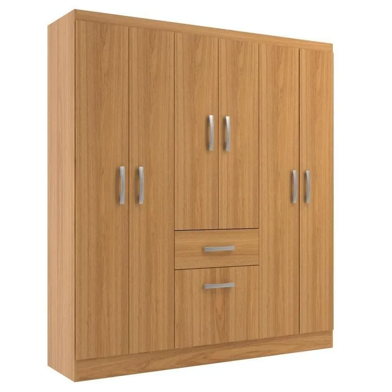 Guarda Roupas New Marbela 07 Portas E 01 Gaveta - Cinnamomo Cinnamomo