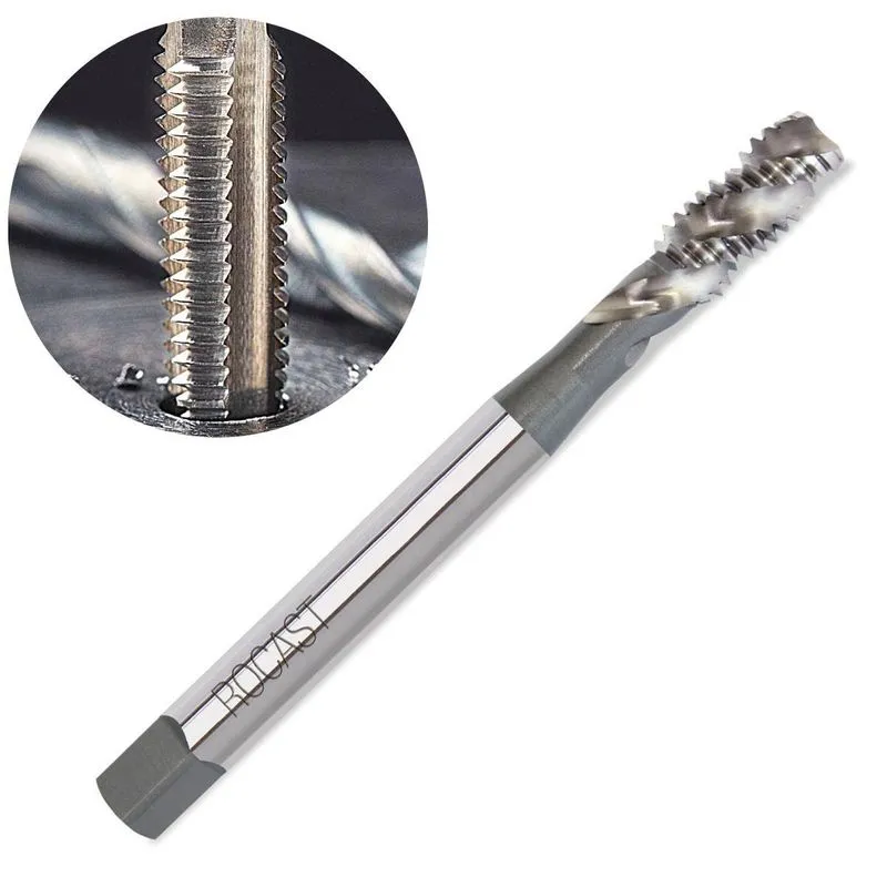 Macho Máquina Canal Helicoidal Haste Reforçada M4.5 X 0.75