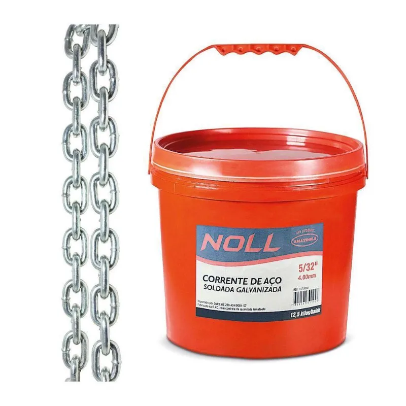 Corrente Soldada Galvanizada - Bit. 1-8 - Noll