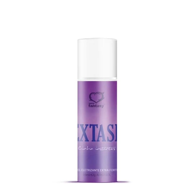 Gel Eletrizante Êxtase ExtraForte em Aerossol Linha Instintos 50ml Sexy Fantasy