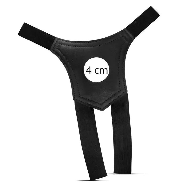 Strap On Cinta Couro Sintético Tiras Elástico Para Pênis 805