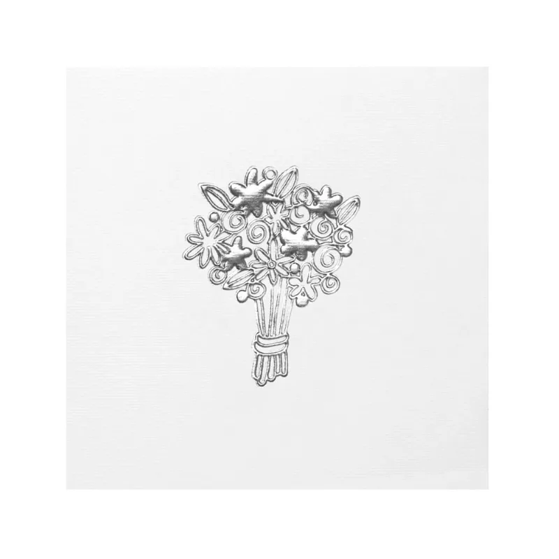Cartão Ícone Bouquet Branco Teca TECA Teca