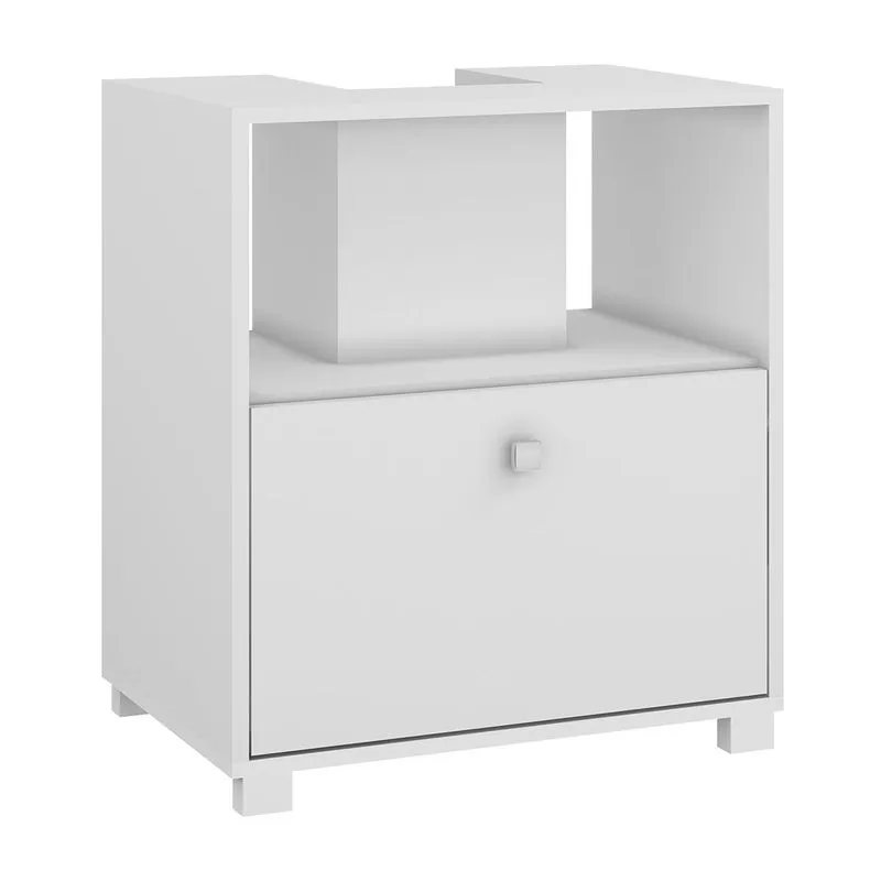 Balcão 1 Porta Versa Branco BRV Móveis BBN 02-06