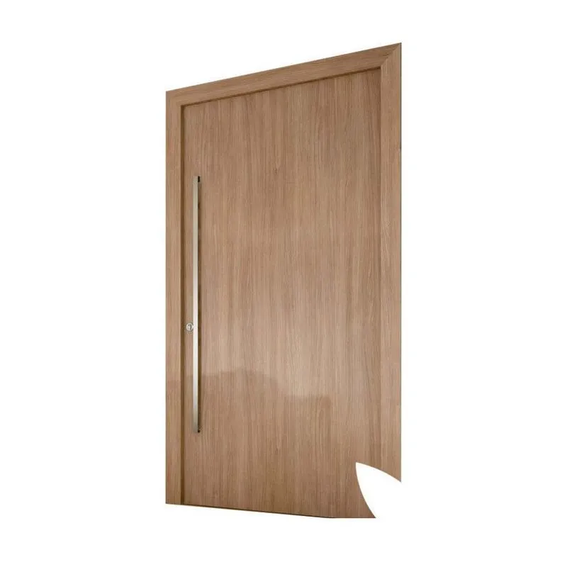 Folha de porta lisa melaminica 210x90x3,5cm Montante amêndoa Randa