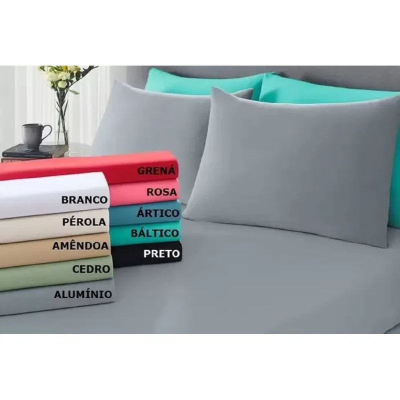 Lencol Avulso Solteiro com Elastico Malha Sul Brasil Branco