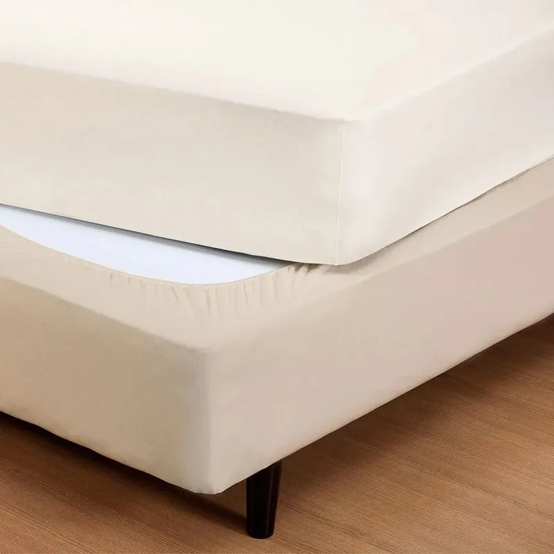 Saia Para Cama Box Fit Casal Em Malha 100%algodão 138x188x30