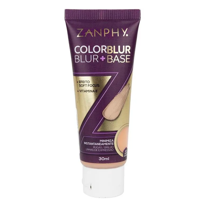 Base Facial Zanphy Color Blur Base e Blur Bege Médio