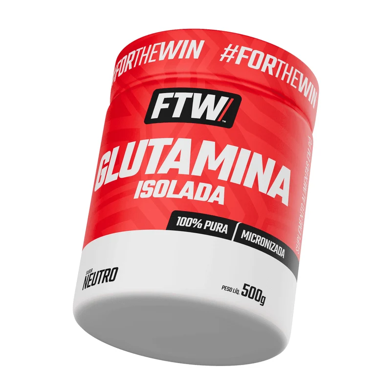 Glutamina Micronizada Isolada 100% Pura - FTW Suplementos 500g