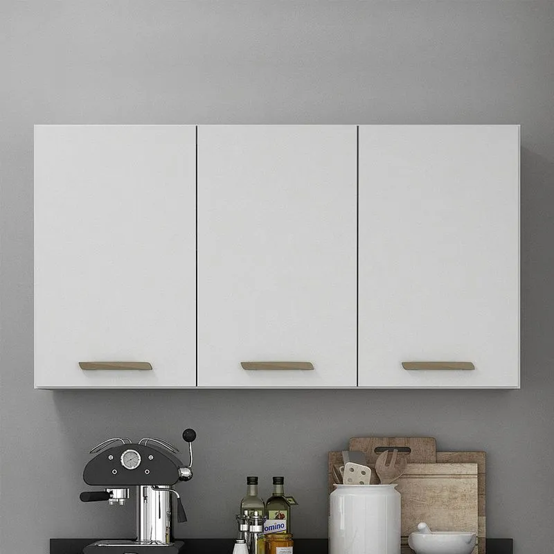 Armário Aéreo 120 Cm 3 Portas São Luis Valdemóveis