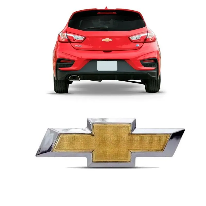 Emblema Tampa Traseira Cruze Hatch 2017 A 2019 Dourado