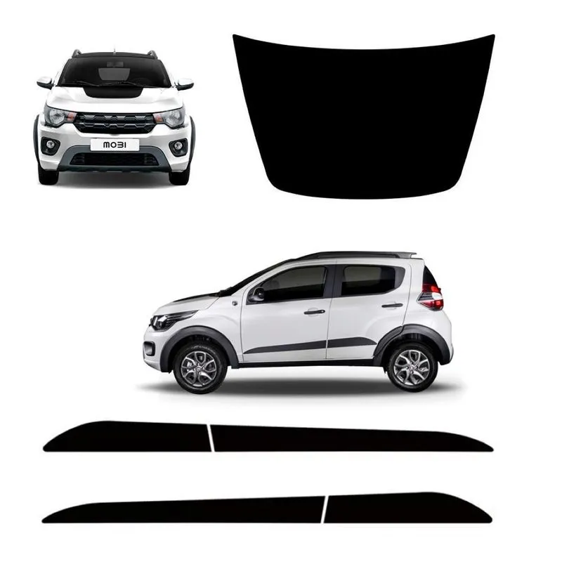 Kit Adesivos Mobi Way Extreme Capô E Laterais 2018 A 2020