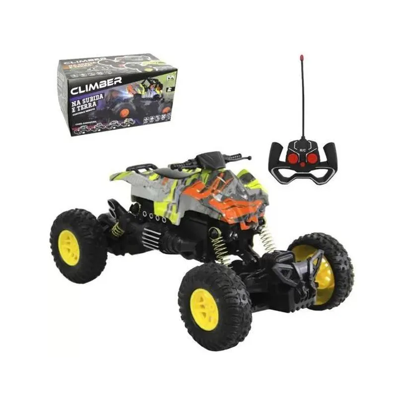 Quadriciclo Com Controle Remoto Sem Fio Climber A Pilha