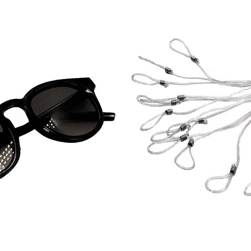 Cordão para Óculos em Silicone FC Transparente com 12 Unidades