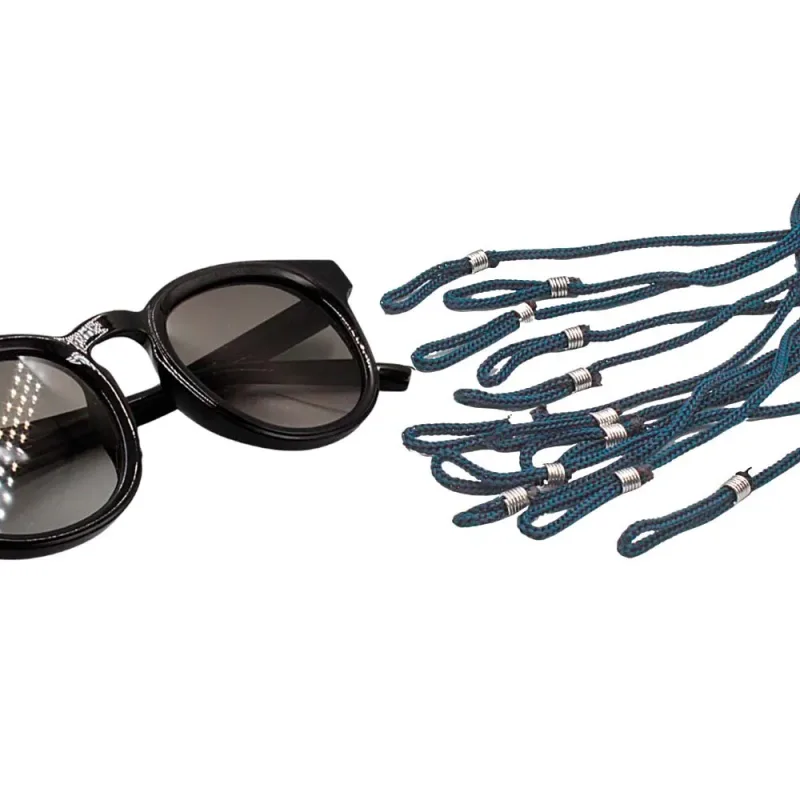 Cordão para Óculos em Nylon 115CC Azul com 12 unidades