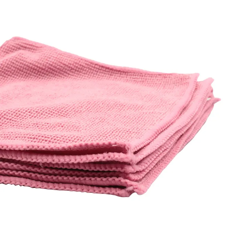 Flanela Mágica para Limpeza de Óculos em Microfibra LENCO Rosa com 5 Unidades