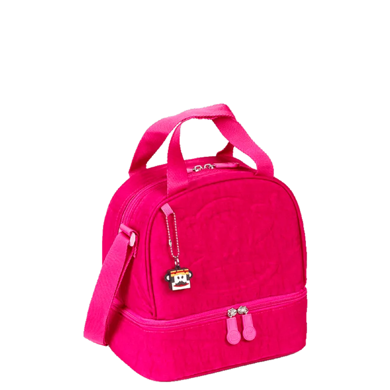 Lancheira 2 Compartimentos Paul Frank Classics - Dark Rosa - Pink