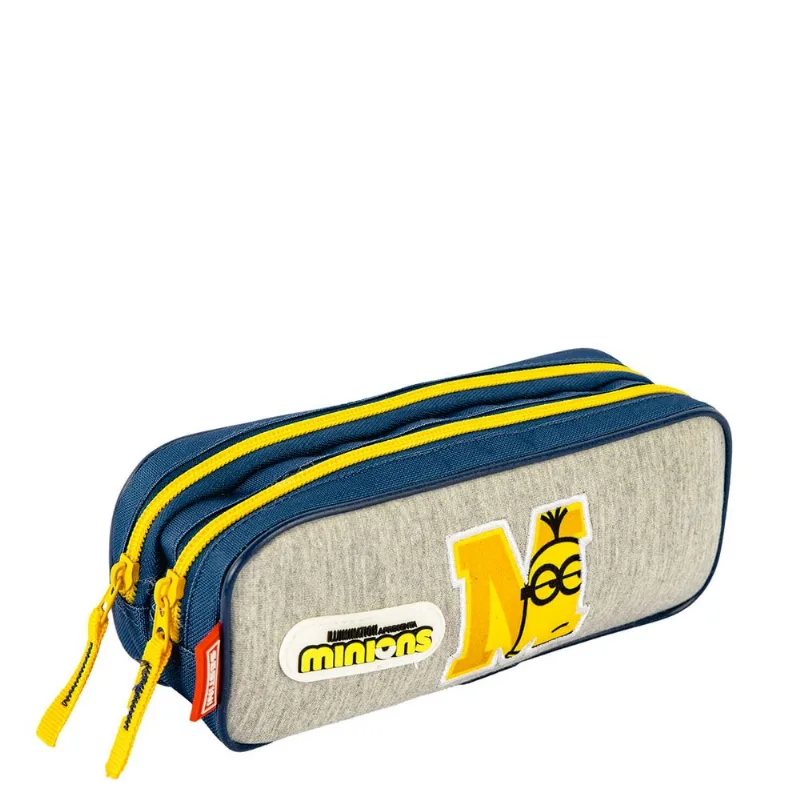 Estojo 2 Compartimentos Minions Tween College - Colorido