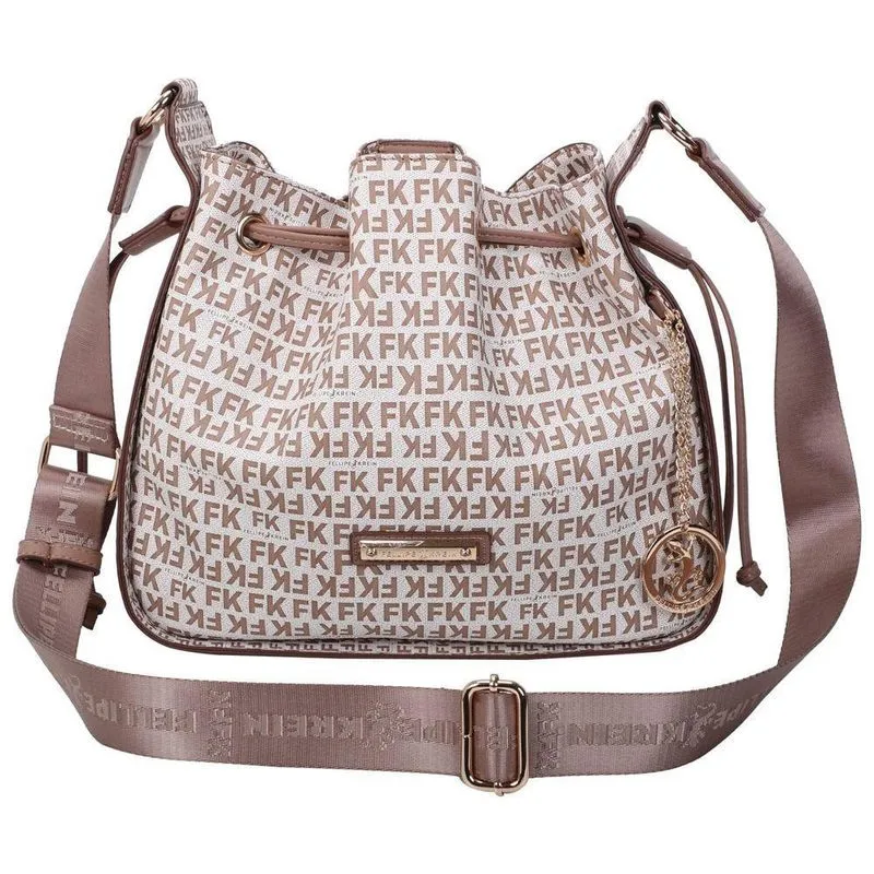 Bolsa Transversal Feminina Fellipe Krein Fk625 Monograma