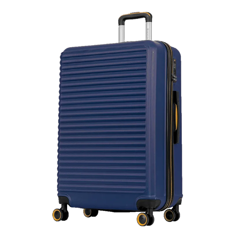 Mala de Viagem Grande 32 kg ABS com Rodas 360° Racer - Marinho