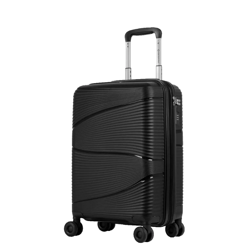 Mala de Viagem Bordo 10 kg Polipropileno com Rodas 360° PP Joy - Preto