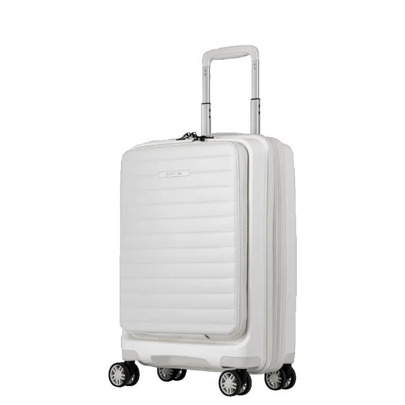 Mala de Viagem Bordo 10 kg em Polipropileno com Rodas 360º PP Duo - Branco