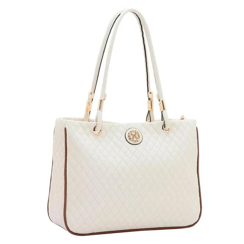 Bolsa Feminina de Ombro Chenson Mini Matelassê Off White 3484527 UNICO