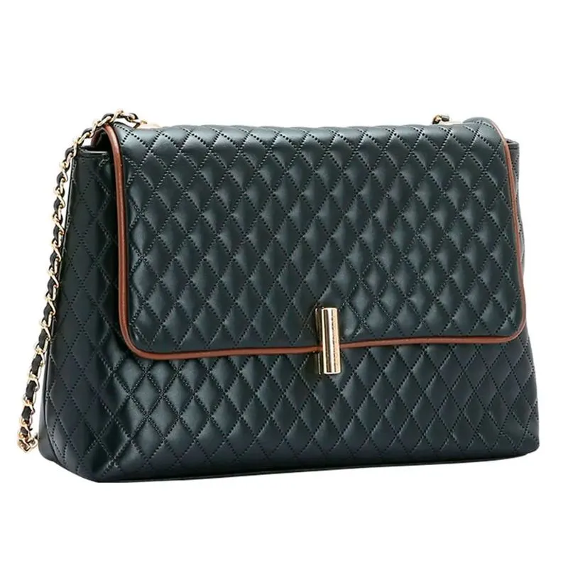 Bolsa Transversal Feminina Chenson Mini Matelassê Preto 3484529 UNICO